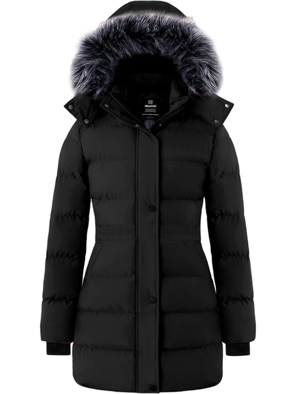 Cozy Women's Waterproof Hooded Long Puffer Jacket - Winter Quilted Coat